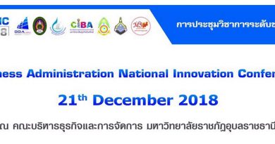 มหาวิทยาลัยราชภัฏอุบลราชธานี กำหนดจัดประชุมวิชาการระดับชาติ ประจำปี 2561 “นวัตกรรมการบริหารธุรกิจยุค 4.0” ในวันศุกร์ที่ 21 ธันวาคม 2561 มหาวิทยาลัยราชภัฏอุบลราชธานี กำหนดจัดประชุมวิชาการระดับชาติ ประจำปี 2561 “นวัตกรรมการบริหารธุรกิจยุค 4.0” ในวันศุกร์ที่ 21 ธันวาคม 2561
