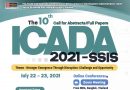 ขอเชิญร่วมงานประชุมวิชาการระดับนานาชาติ The Tenth International Conference on Advancement of Development Administration 2021—Social Sciences and Interdisciplinary Studies (the 10th ICADA 2021—SSIS) (the 10th ICADA 2021—SSIS) ขอเชิญร่วมงานประชุมวิชาการระดับนานาชาติ The Tenth International Conference on Advancement of Development Administration 2021—Social Sciences and Interdisciplinary Studies (the 10th ICADA 2021—SSIS) (the 10th ICADA 2021—SSIS)