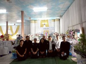 สวพ.ร่วมงานบำเพ็ญกุศลศพบิดาอาจารย์คณะวิทยาศาสตร์และเทคโนโลยี